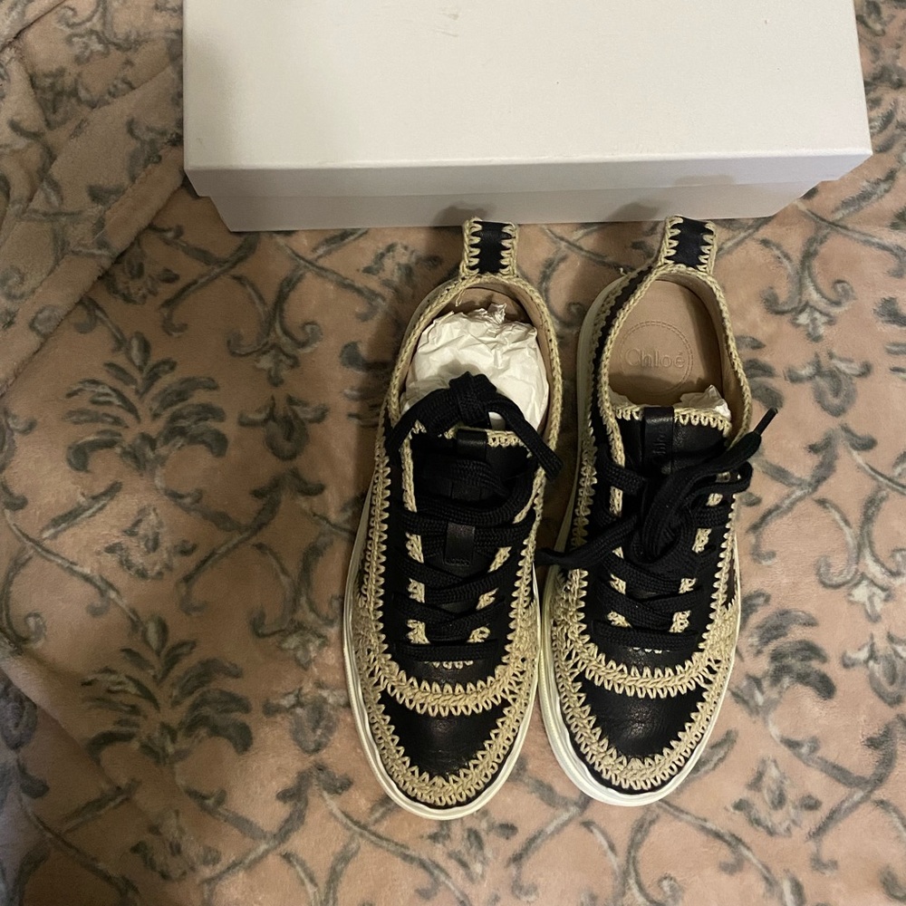 Chloé Black Lauren Sneakers